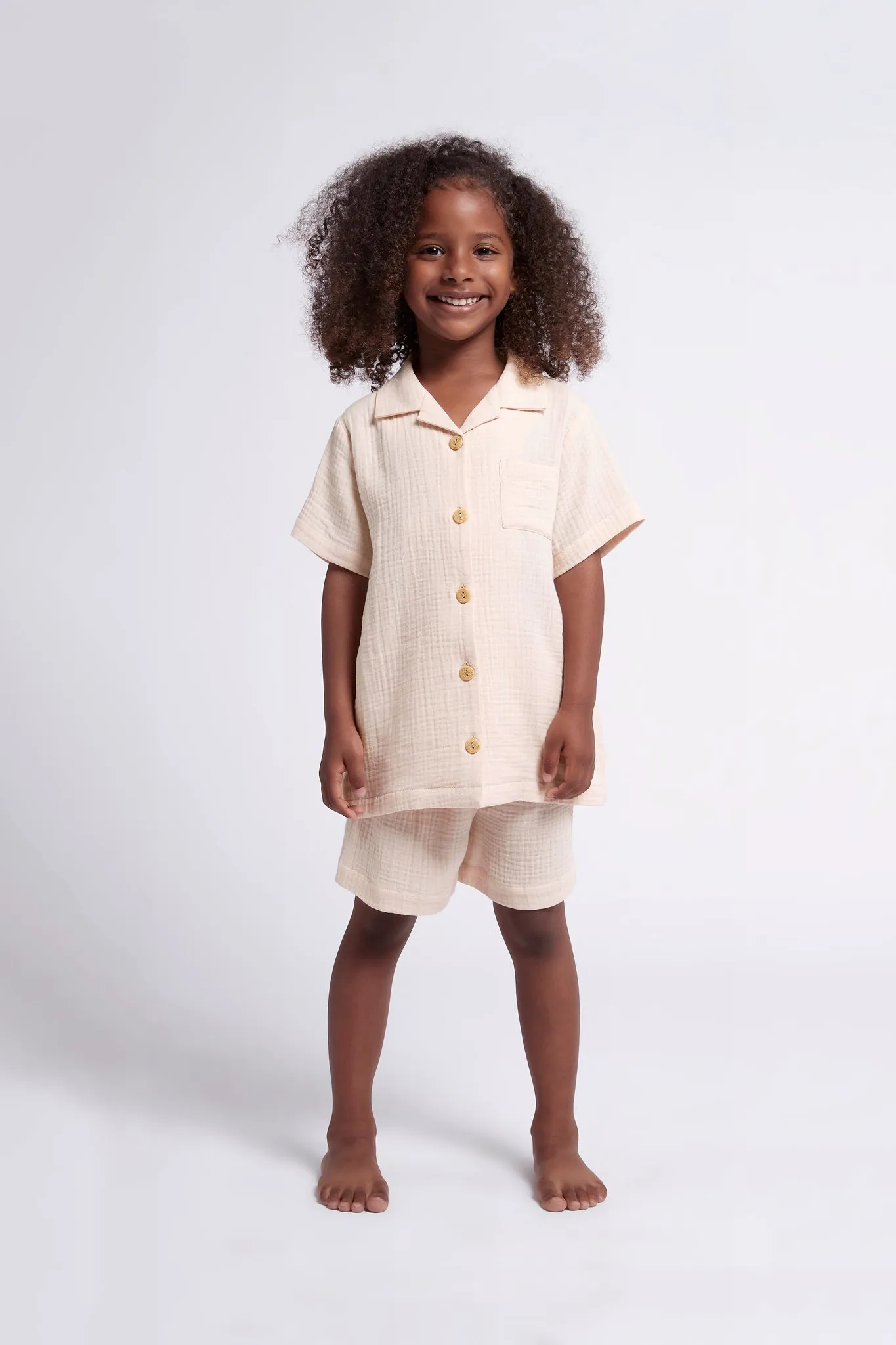 Piper Kids Pyjama Set - Blush