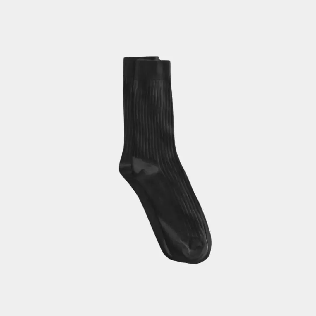 Pure (no dye) Ribbed Sock - 100% Organic Cotton