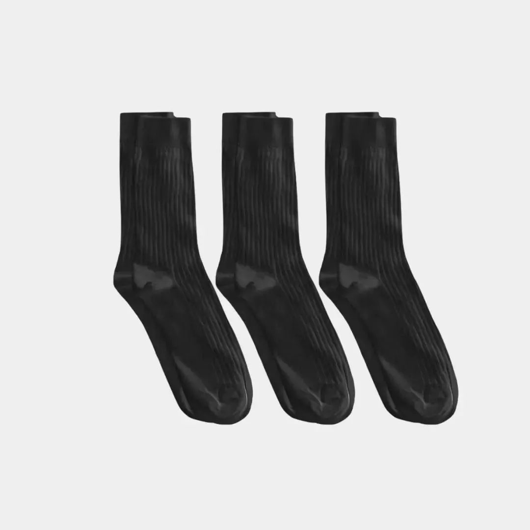 Pure (no dye) Ribbed Sock - 100% Organic Cotton