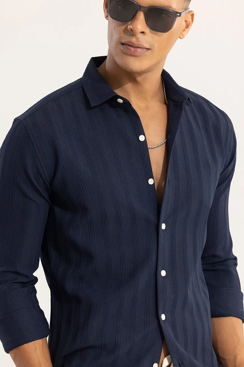 Quadbar Navy Shirt