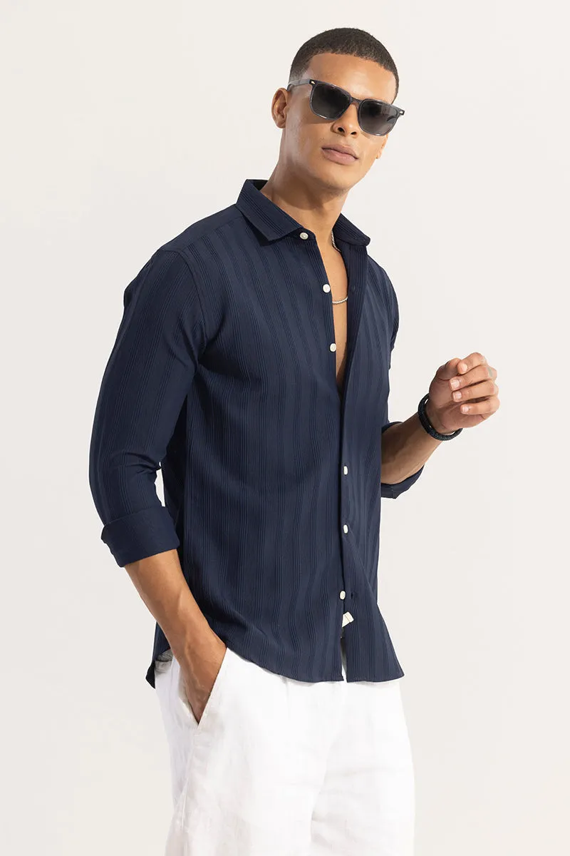 Quadbar Navy Shirt