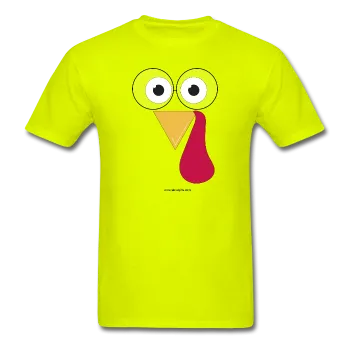 "The Geeky Turkey" - Men's T-Shirt