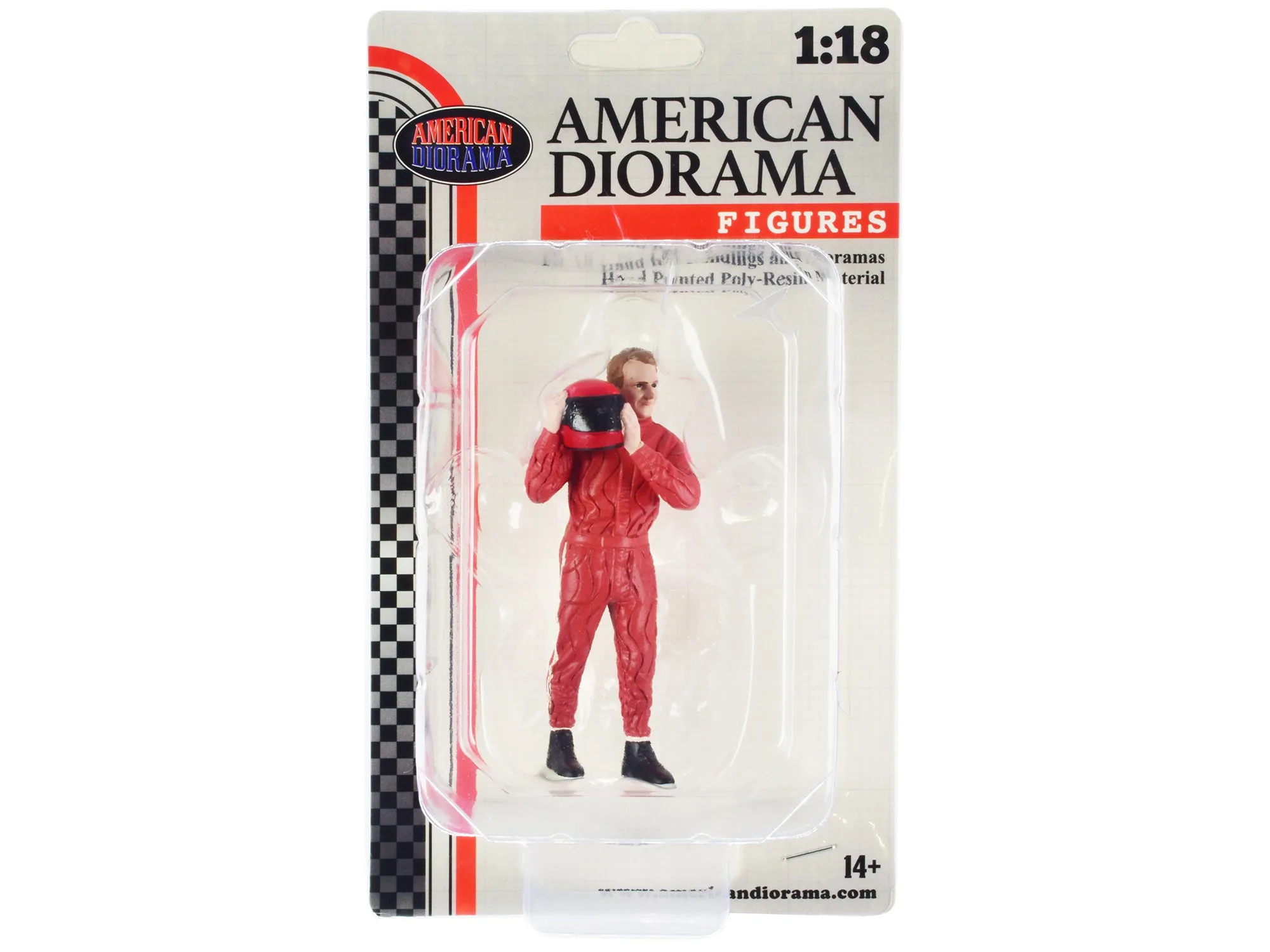 Racing Legends 70's Figures A and B Set of 2 for 1/18 Scale Models by American Diorama