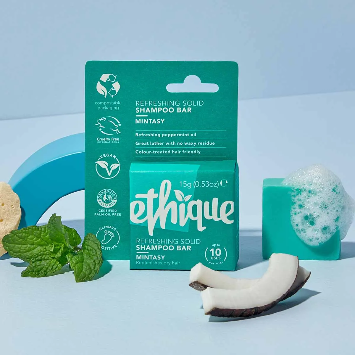 Replenishing Shampoo Bar Mini for Dry Hair: Mintasy