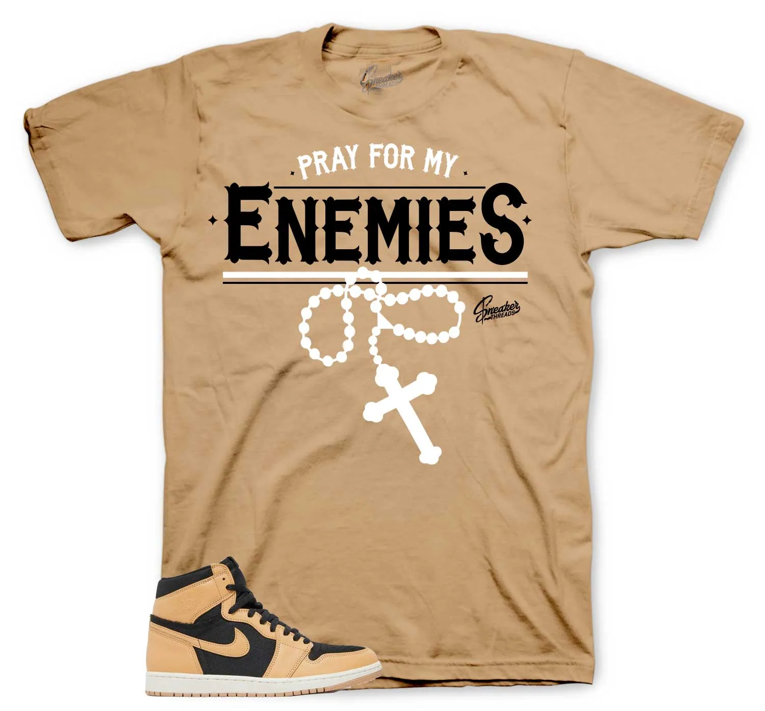 Retro 1 Heirloom Shirt - Enemies - Tan