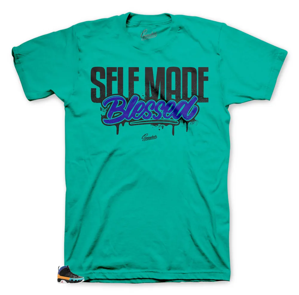 Retro 9 Dream It Shirt - Self Made - Teal