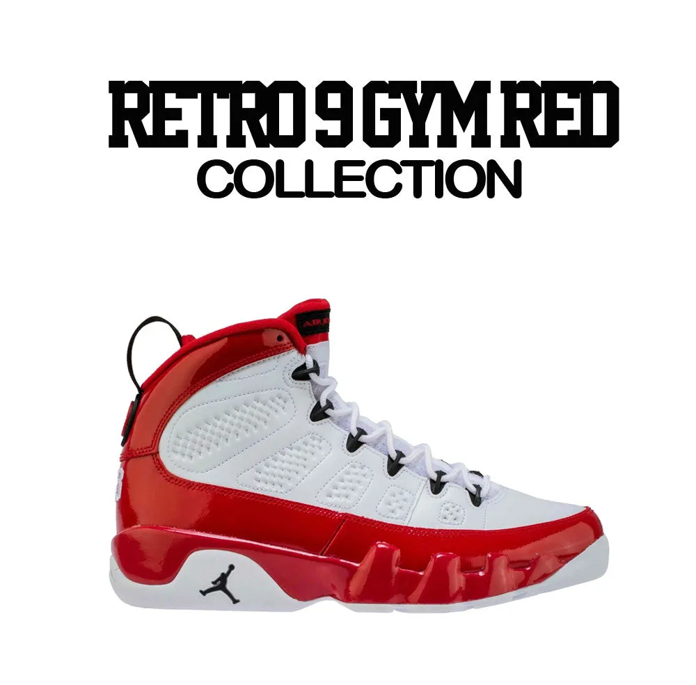 Retro 9 Gym Red Illustrated Shirt