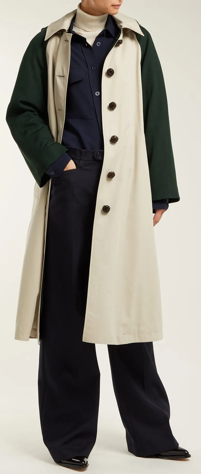 'Richmond' Cotton Gabardine Car Coat