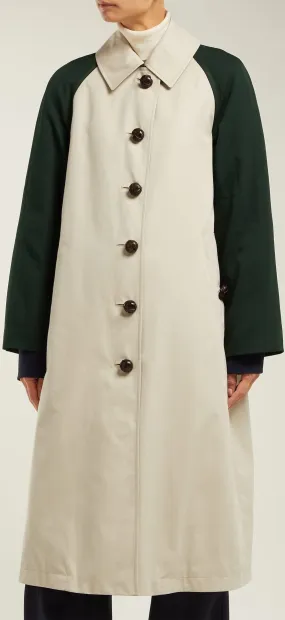 'Richmond' Cotton Gabardine Car Coat