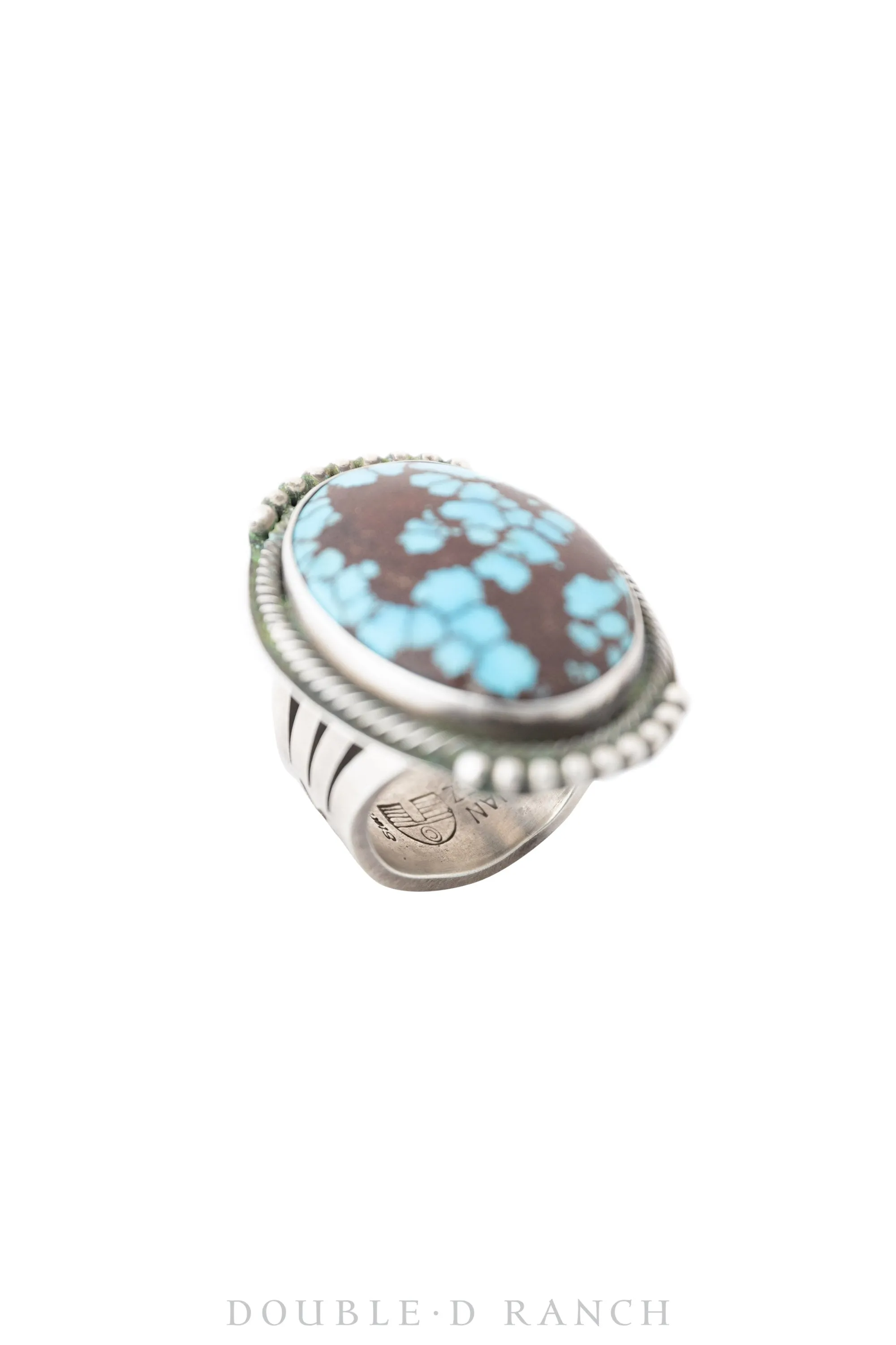 Ring, Natural Stone, Turquoise, Single Stone, Hallmark, Contemporary, 1095