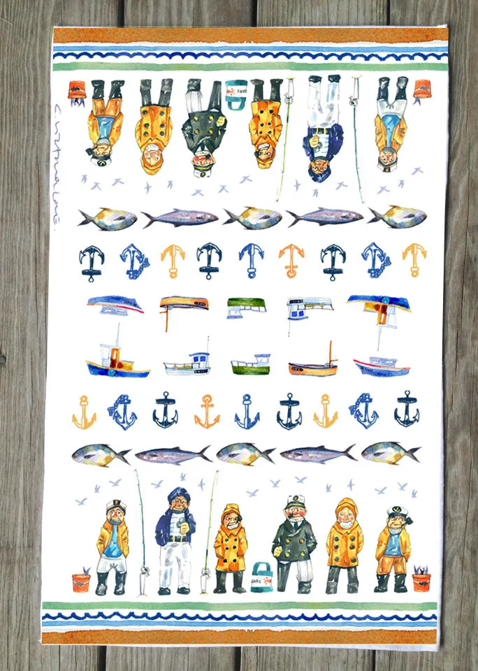 Salty Sailor T Towels