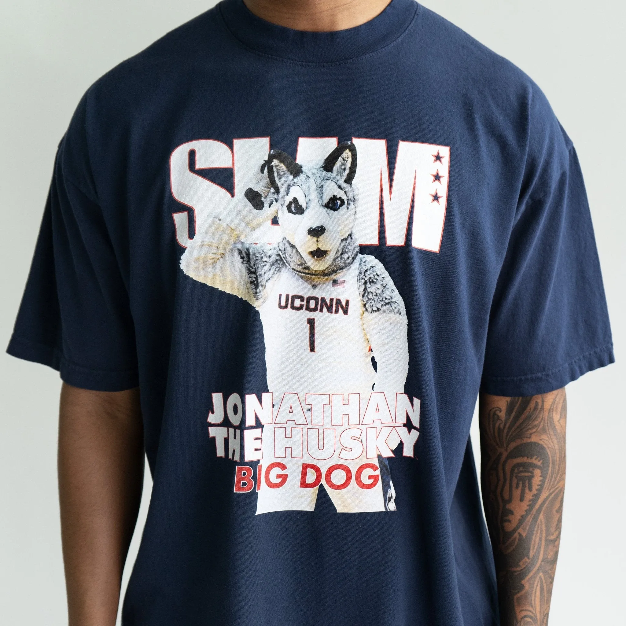 SLAM UConn Mascot Cover Tee