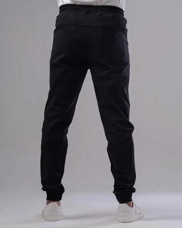 SLIM FIT JOGGERS - BLACK