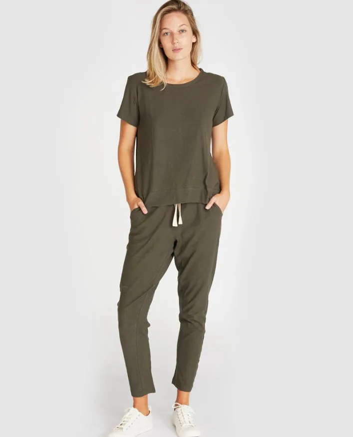 Slub lounge pant