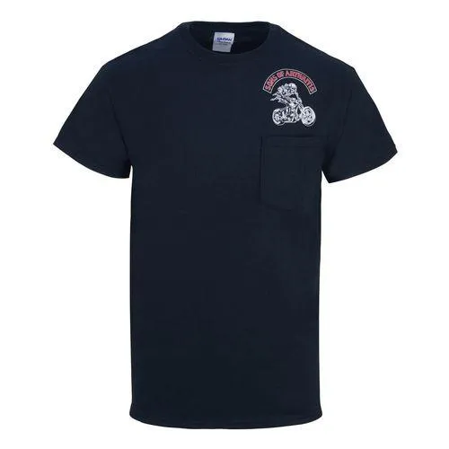 Sons of Arthritis Titanium Chapter Pocket Biker T-Shirt