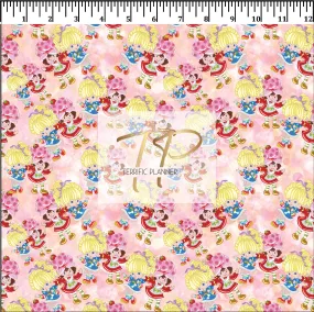 Strawberry Shortcake Rainbow Brite Fabric - READY TO SHIP