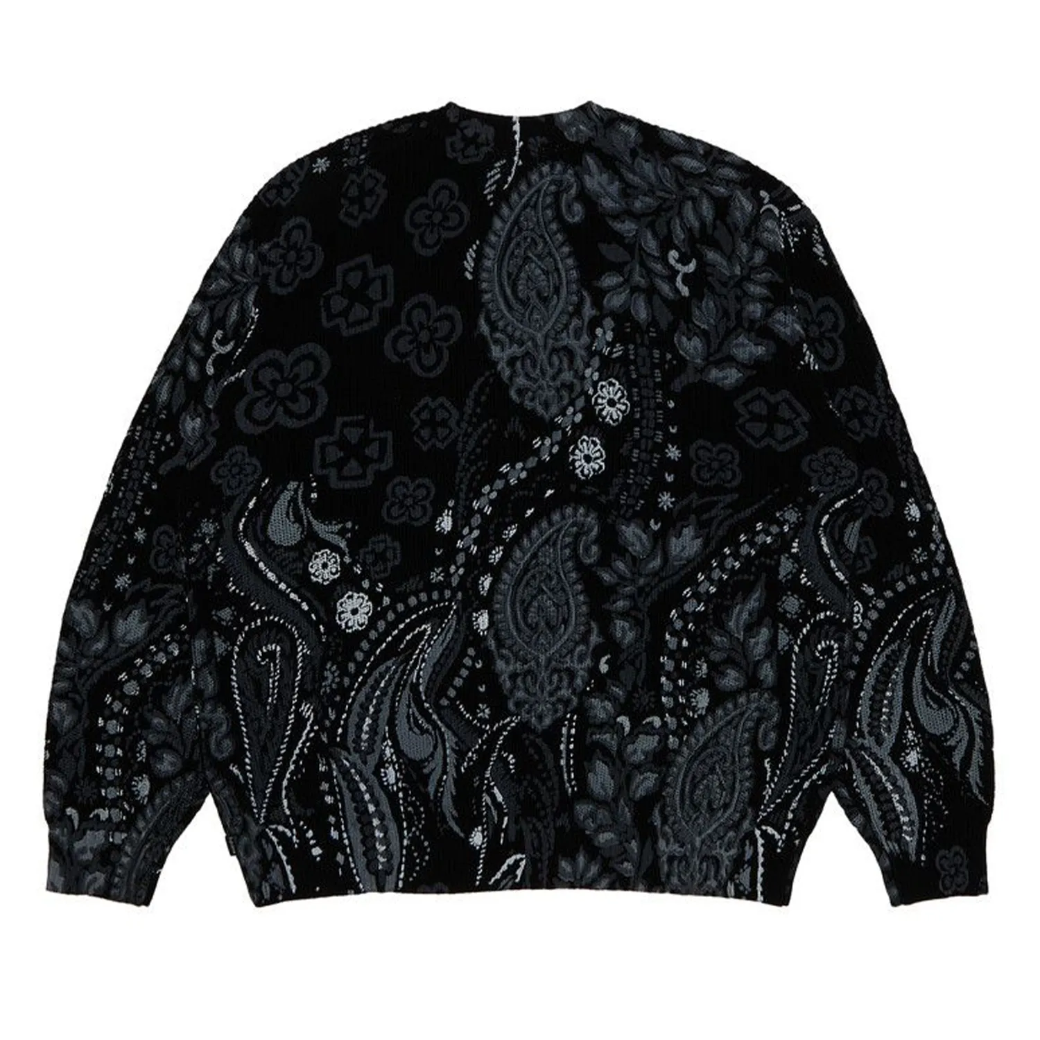 Supreme Paisley Sweater Black