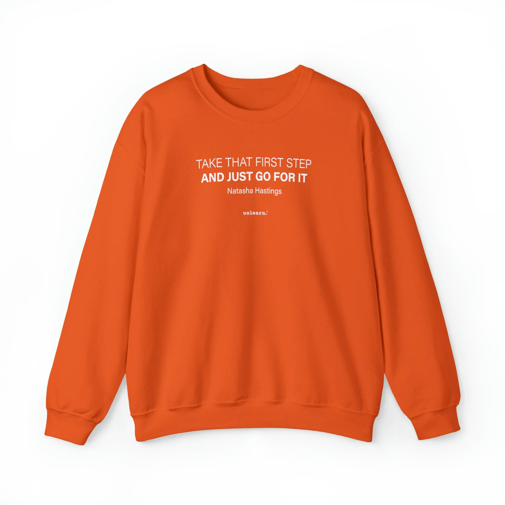 That First Step - Relaxed Fit Crewneck Sweatshirt