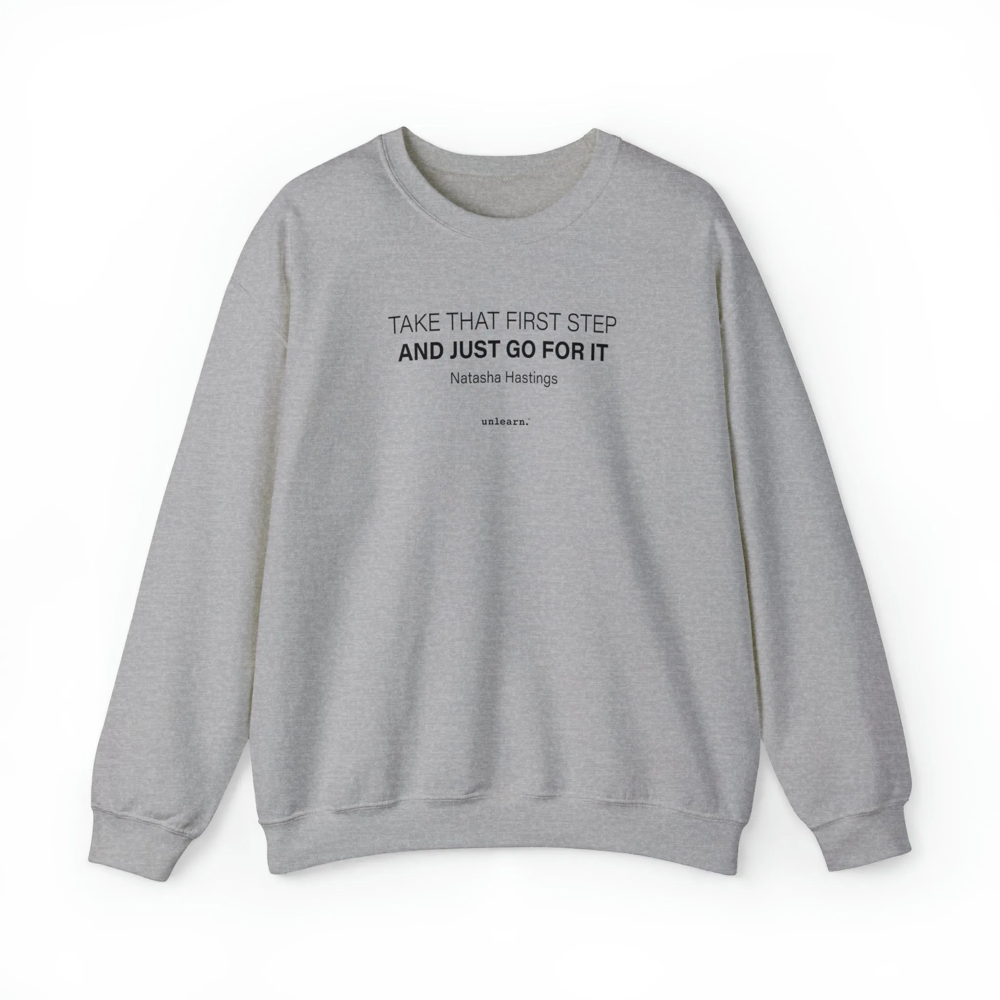 That First Step - Relaxed Fit Crewneck Sweatshirt