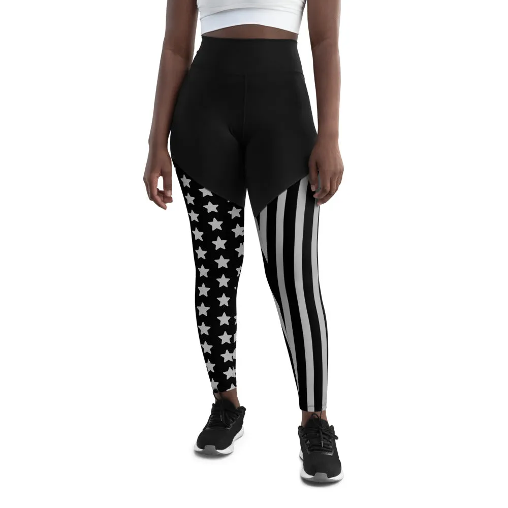 Thin Blue Line Premium Sports Leggings