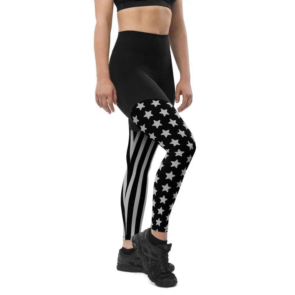 Thin Blue Line Premium Sports Leggings