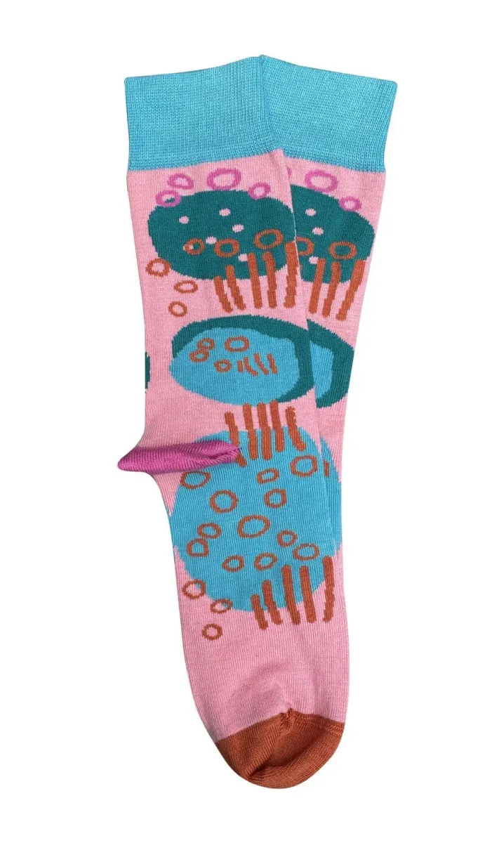 Tightology Cotton Socks - Abstract Socks