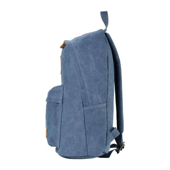 Troop London Organic Cotton Casual Day Backpack  | Blue