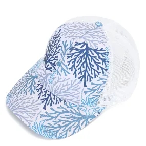 Trucker Hat Coral Blue