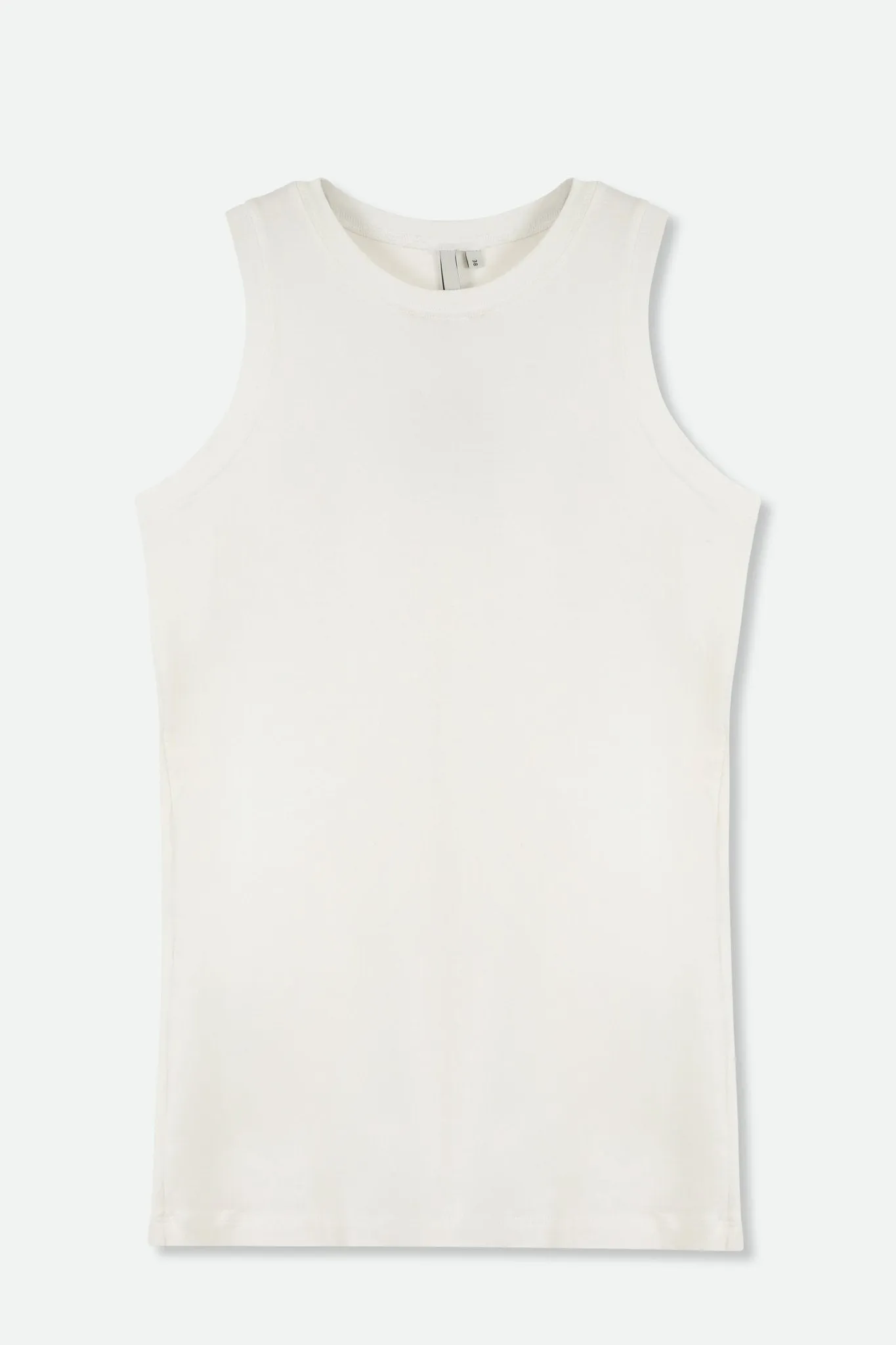 TUNIC LENGTH MUSCLE TANK IN PIMA COTTON STRETCH