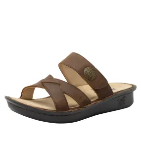 Victoriah Oiled Brown Sandal