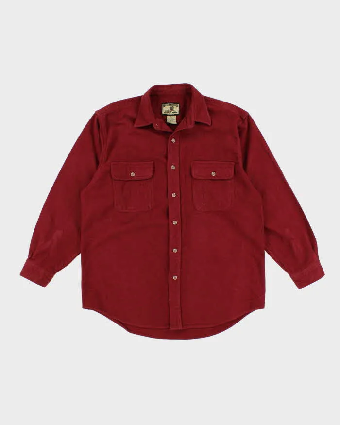 Vintage 90s Field And Stream Red Flannel Shirt - L