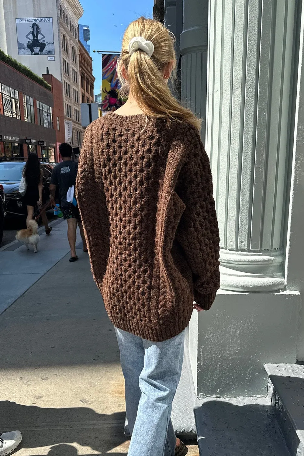 Winona Heavy Wool Cable Knit Sweater