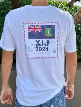 XIJ24 BVI Patch T-Shirt - White