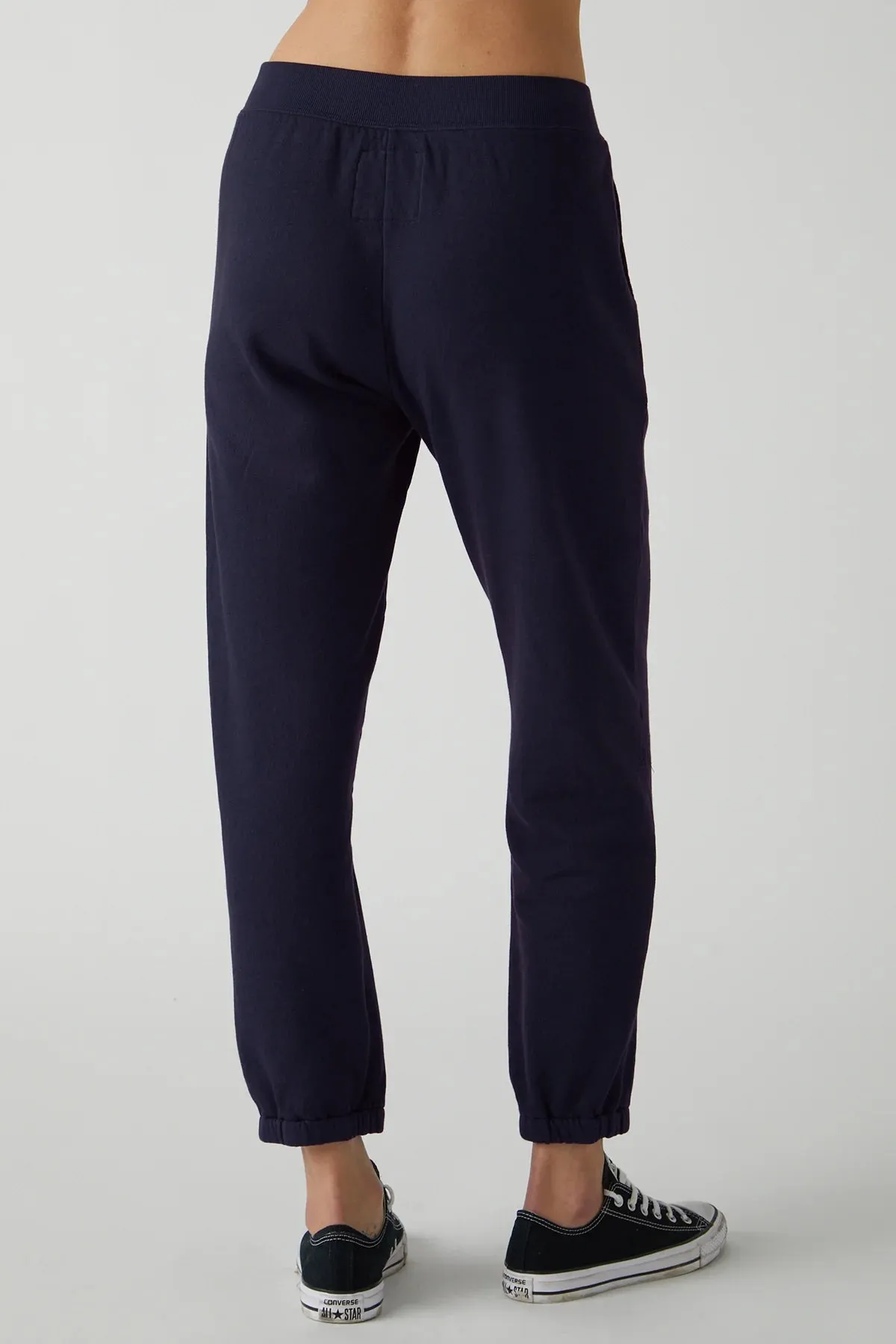 ZUMA ORGANIC FLEECE SWEATPANT (NAVY) - VELVET